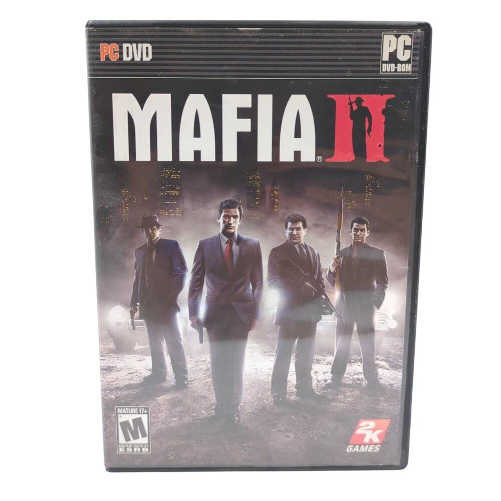 Mafia II 2 PC Video Game Open World Action Shooter 2K Games DVD-ROM